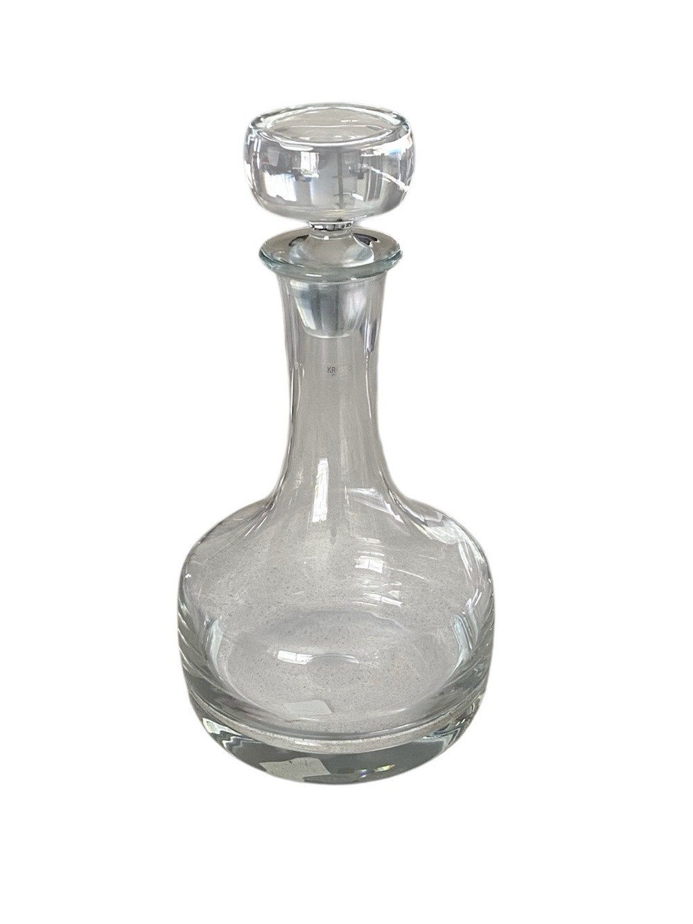 Vintage Krosno Poland Mason Crystal Decanter Crate & Barrel